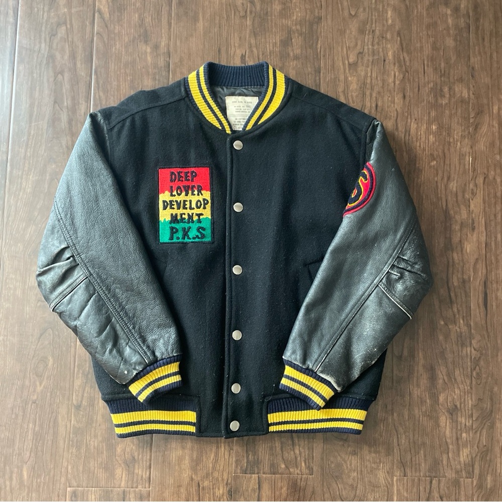 Vintage Varsity Jacket. Size M. Black